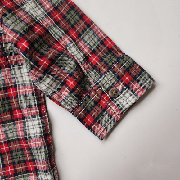 New! Carter's plaid infant button down shirt - Picture 3 of 4